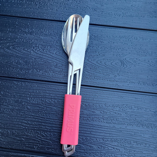 KIT COUVERTS METAL BLEU