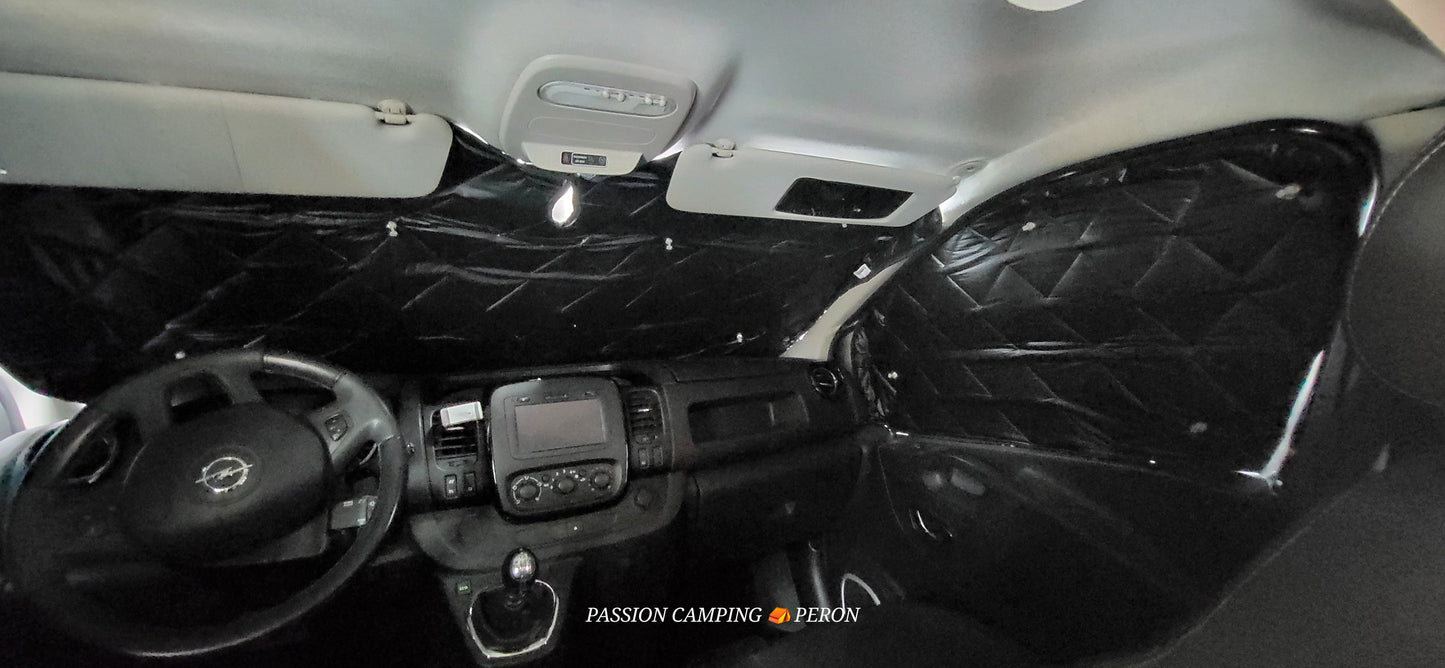 ISOLATION THERMIQUE RENAULT TRAFIC II FULL BLACK 3 PIECES