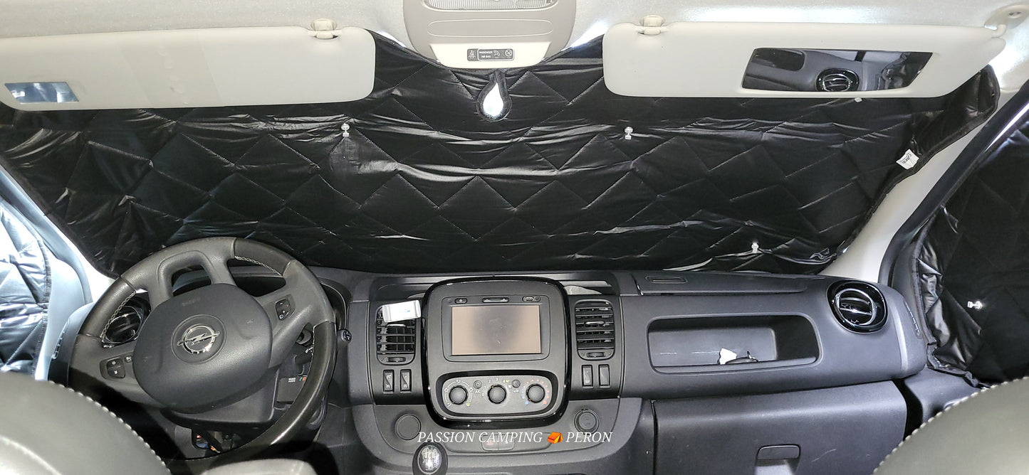 ISOLATION THERMIQUE RENAULT TRAFIC II FULL BLACK 3 PIECES