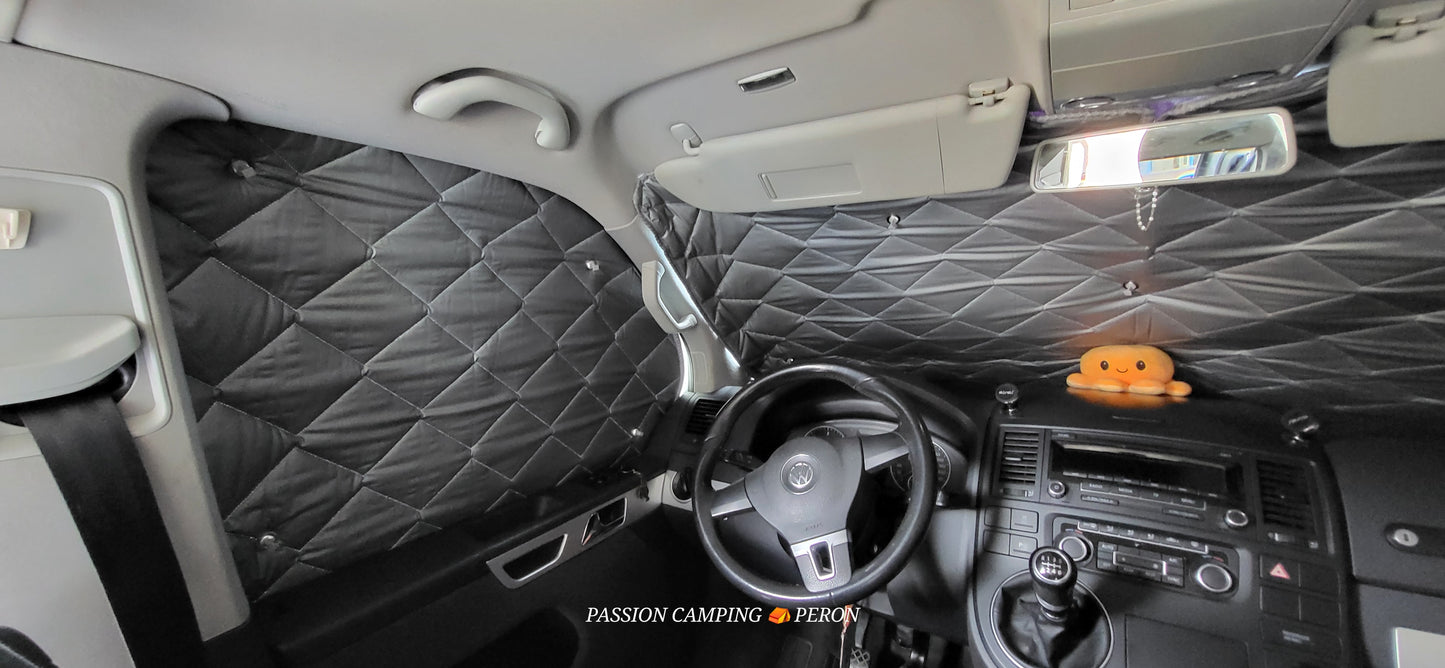 ISOLATION THERMIQUE COMPLÈTE POUR VW T5-T6.1 COURT/ HAYON OU PORTES BATTANTES