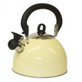 Bouilloire avec sifflé métallisée 2,50L FLAMEFIELD BEAVER BRAND OMNIA