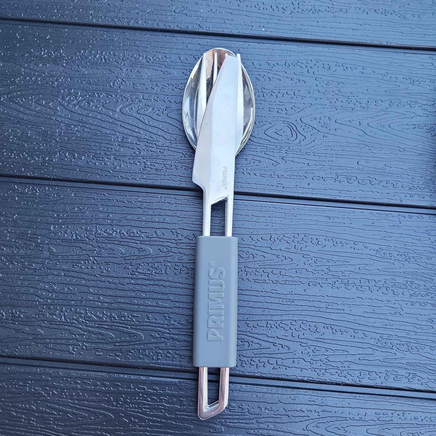 KIT COUVERTS METAL BLEU