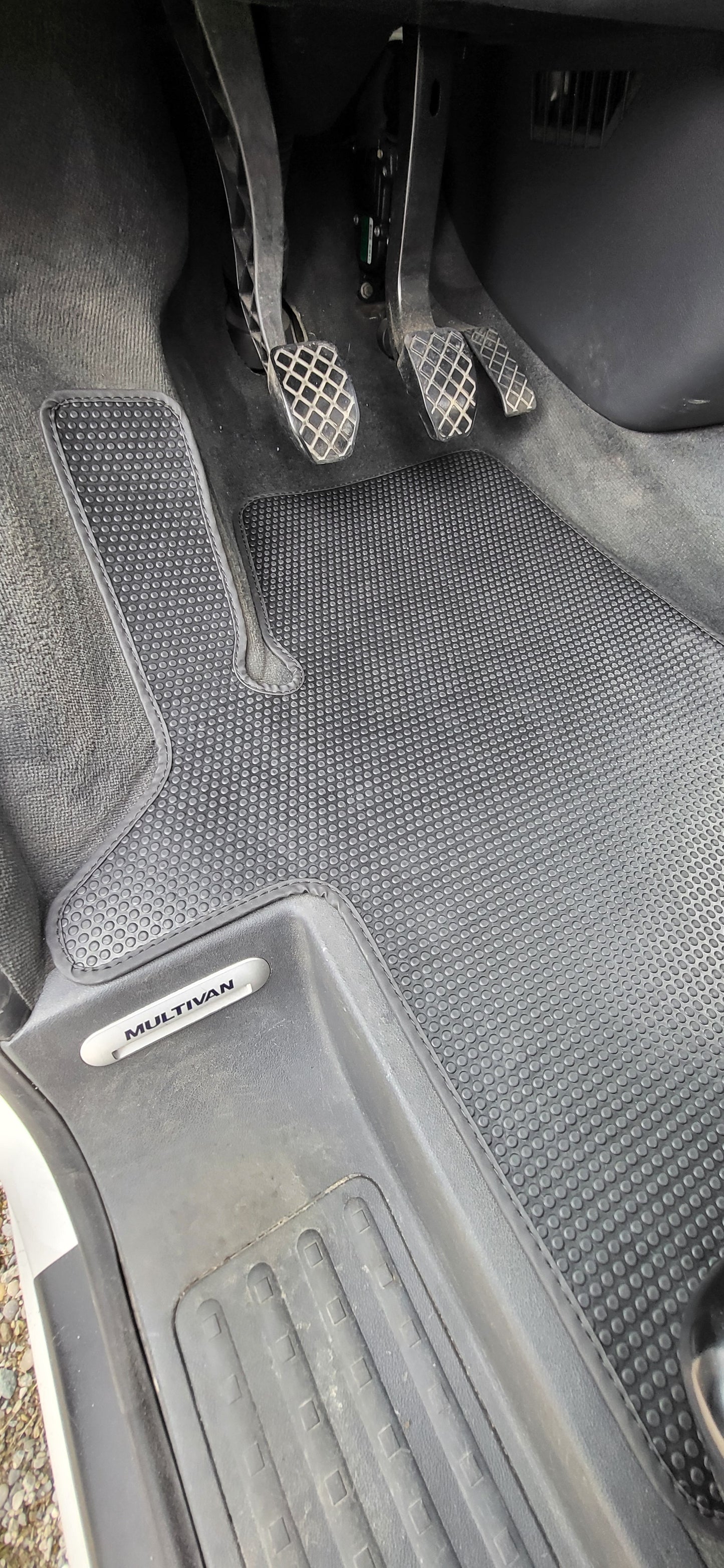TAPIS AVANT CAOUTCHOUC  NOIRE T5->T6.1