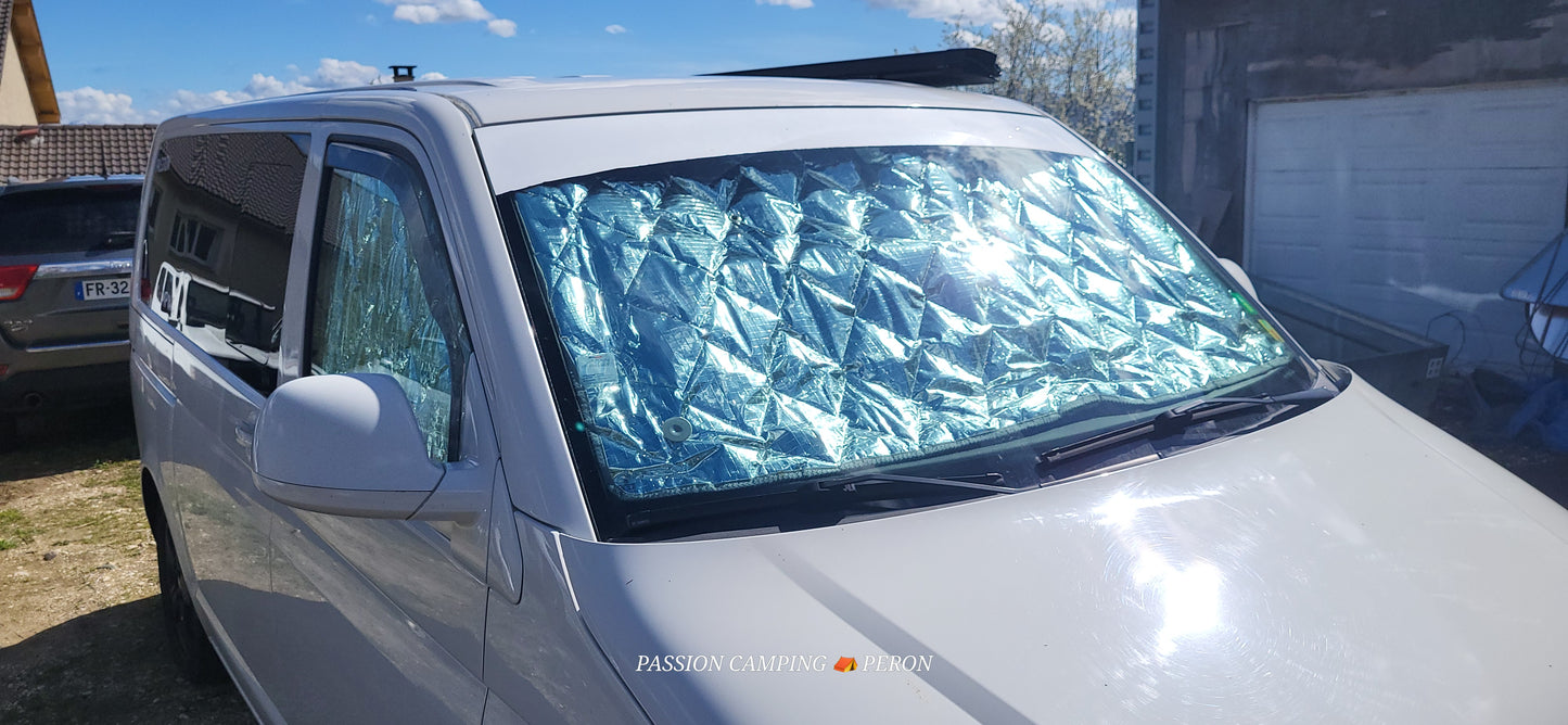ISOLATION THERMIQUE COMPLÈTE VW T5 T5.1/ T6 T6.1  LONG  9 pièces (2 portes battantes)