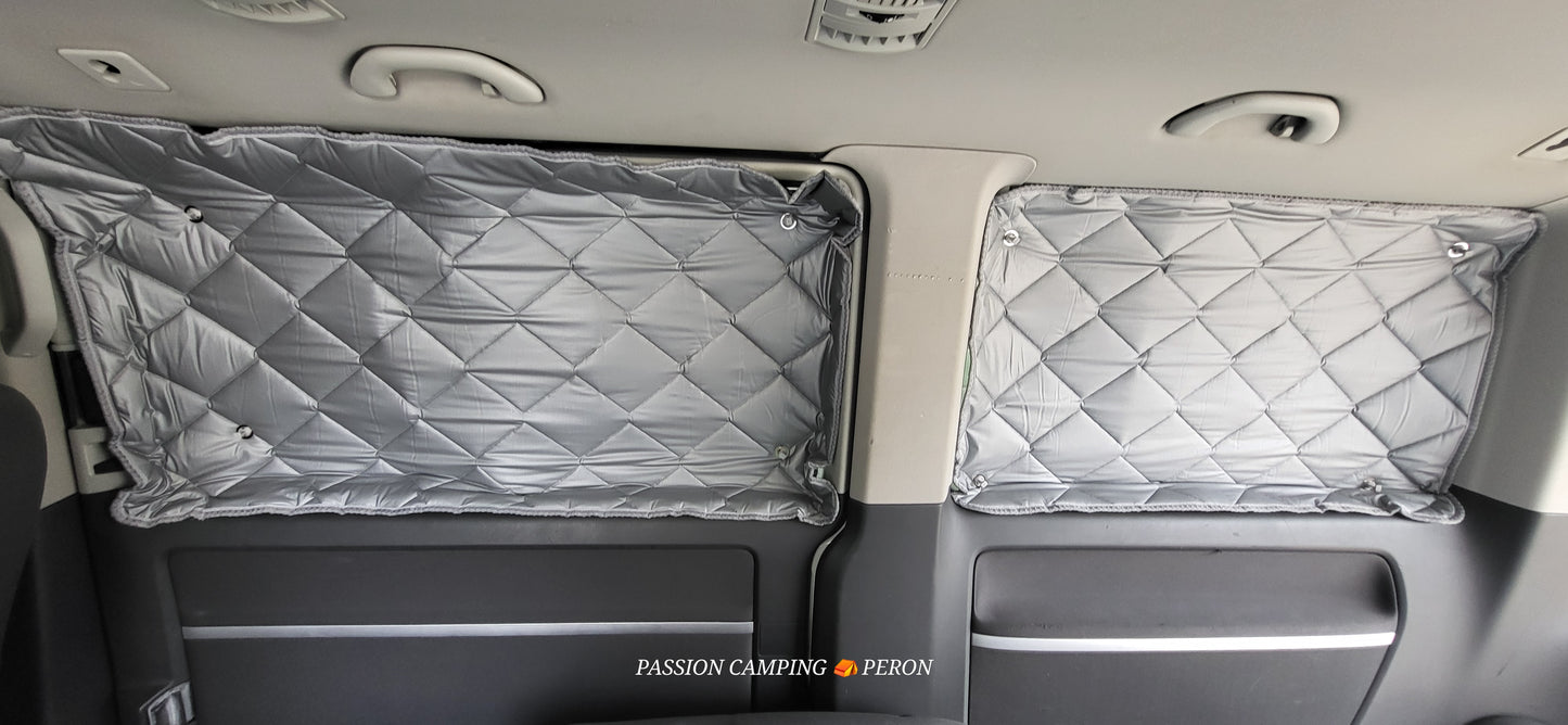 ISOLATION THERMIQUE COMPLÈTE VW T5 T5.1/ T6 T6.1  LONG  9 pièces (2 portes battantes)