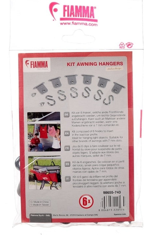 FIAMMA CROCHET/KIT AWNING HENGERS